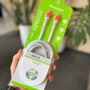 کابل دو سر تایپ سی مدل Meacces 2000MM LENGTH