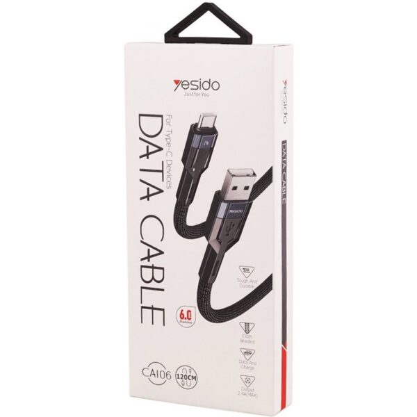 کابل تبدیل USB به USB-C مدل Yesido CA106c