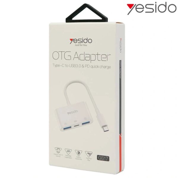 تبدیل چندکاره تایپ سی یسیدو YESIDO GS17