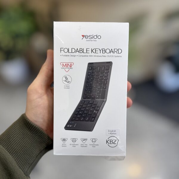 کیبورد بیسیم وایرلس بلوتوثی تاشو Yesido مدل KB27