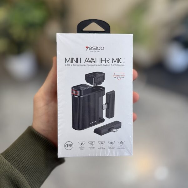 میکروفون دوکاربره نویزکنسلینگ یسیدو YESIDO KR19