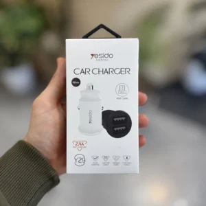 شارژر فندکی یسیدو YESIDO Y29همراه کابل Micro-usb