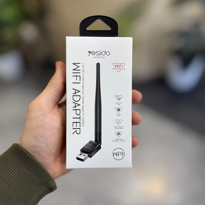 دانگل وای فای (کارت شبکه) آنتن دار Yesido یسیدو WP11