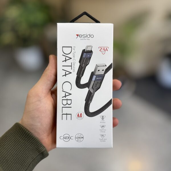 کابل تبدیل USB به USB-C مدل Yesido CA106c