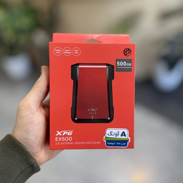 حافظه SSD اکسترنال ای دیتا مدل EX500 ظرفیت ۵۰۰ گیگابایت