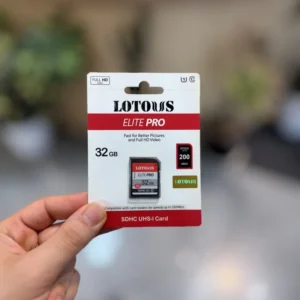 کارت حافظه microSDXC لوتوس مدل ELITE Pro کلاس 10 استاندارد UHS-I سرعت 200MBps ظرفیت 32 گیگابایت